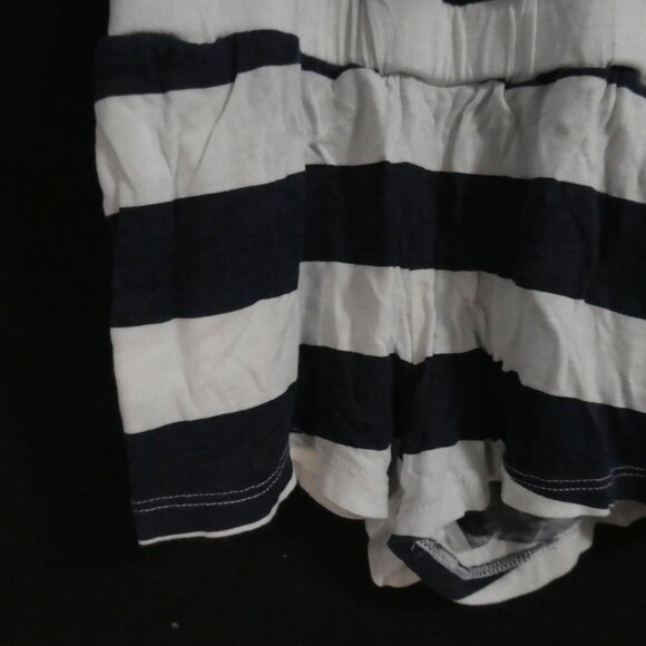 H&M | 8-9 years | Navy Blue and White Striped Romper | Pockets - Picture 6 of 16